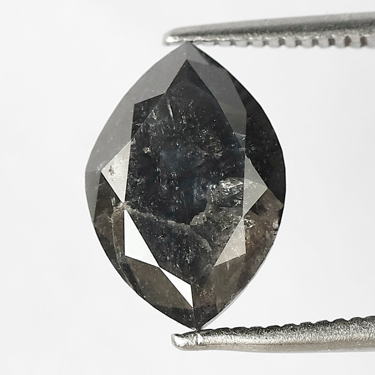 Natural Marquise cut 2.39 CT Loose Diamond, 11.3 MM Blackish Gray Ethically Sourced Brilliant cut Diamond