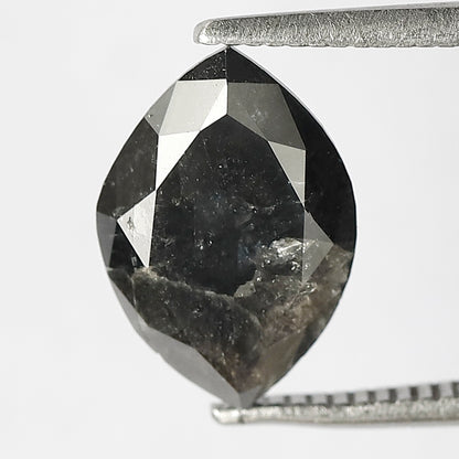 Natural Marquise cut 2.39 CT Loose Diamond, 11.3 MM Blackish Gray Ethically Sourced Brilliant cut Diamond