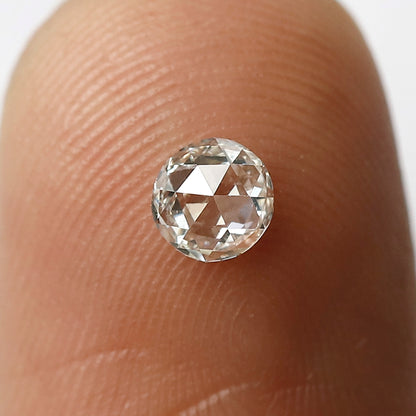 0.29 CT 4.20 MM Round Rose Cut EF Color Vs Clarity Natural Loose Diamond Gift For Her