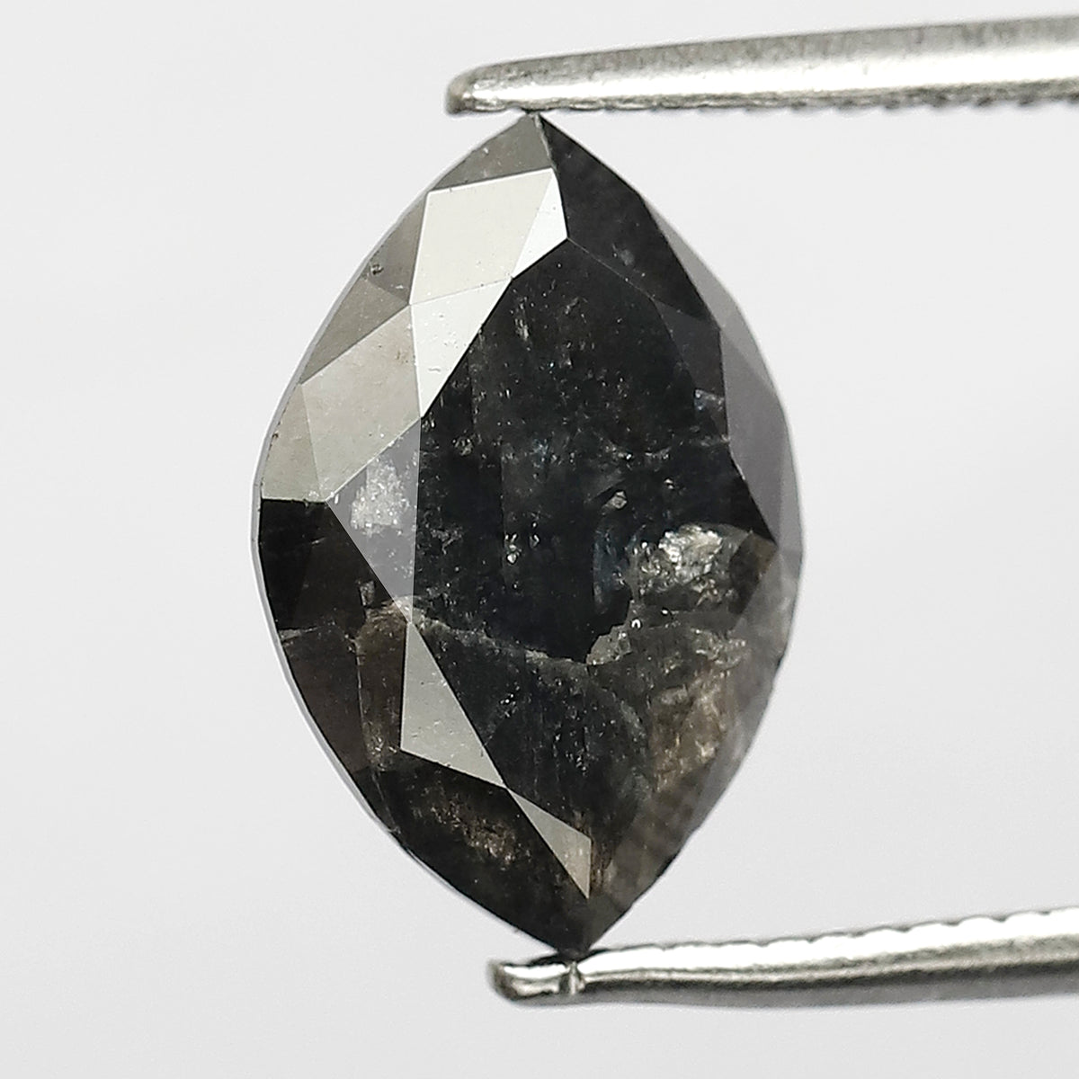 Natural Marquise cut 2.39 CT Loose Diamond, 11.3 MM Blackish Gray Ethically Sourced Brilliant cut Diamond