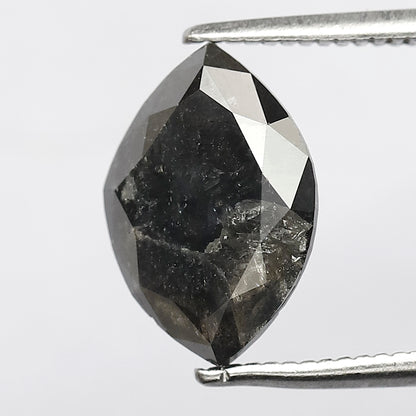 Natural Marquise cut 2.39 CT Loose Diamond, 11.3 MM Blackish Gray Ethically Sourced Brilliant cut Diamond