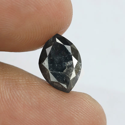 Natural Marquise cut 2.39 CT Loose Diamond, 11.3 MM Blackish Gray Ethically Sourced Brilliant cut Diamond