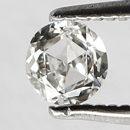 0.29 CT 4.20 MM Round Rose Cut EF Color Vs Clarity Natural Loose Diamond Gift For Her