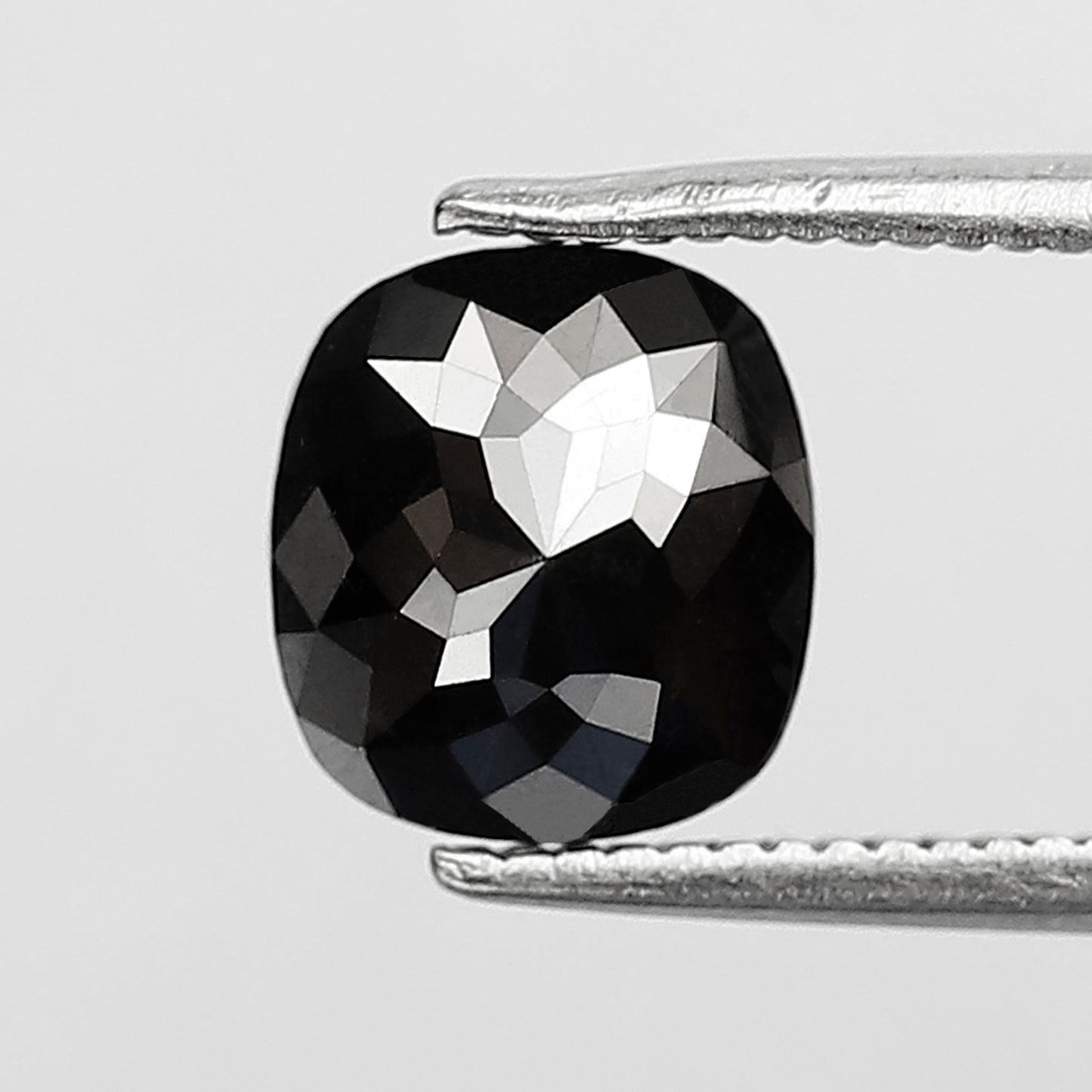 1.79 CT Oval Shape Loose Black Diamond, Natural Treated Diamond, 7.30 MM Ethical Stone for Engagement Ring