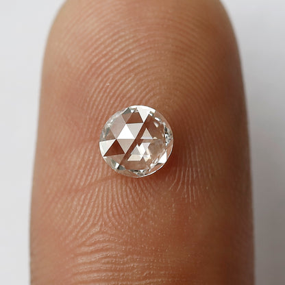 0.34 CT 5 MM Round Rose Cut Diamond EF color Vs Clarity Natural Loose Diamond For Engagement Ring