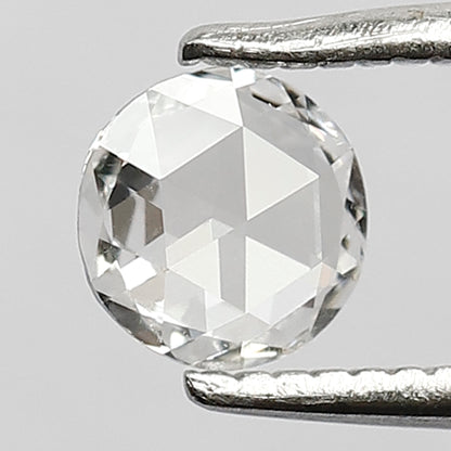 0.28 CT Round Rose Cut Natural Loose Diamond 5 MM EF Color Vvs Clarity Rose Cut Diamond Gift For Her