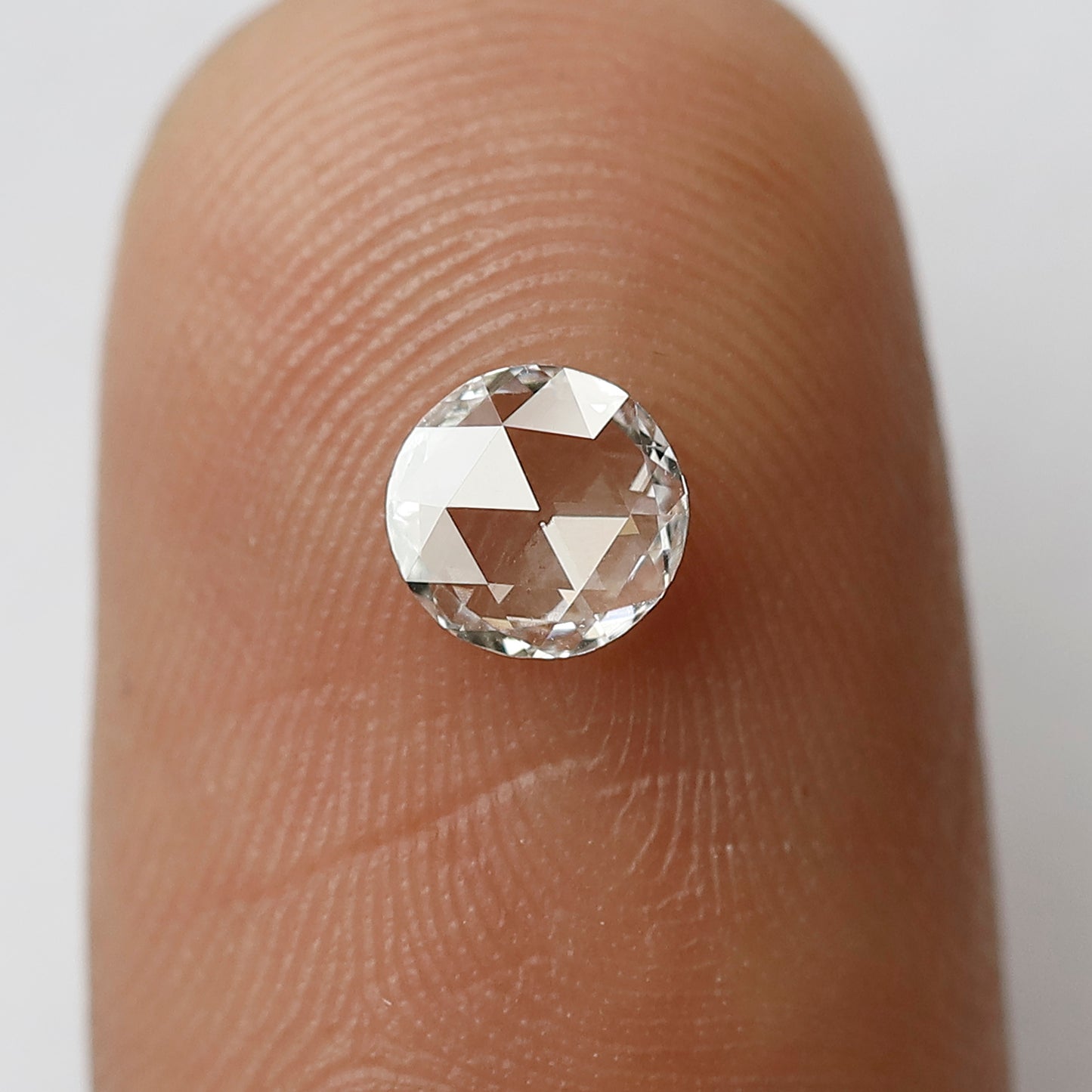 0.28 CT Round Rose Cut Natural Loose Diamond 5 MM EF Color Vvs Clarity Rose Cut Diamond Gift For Her