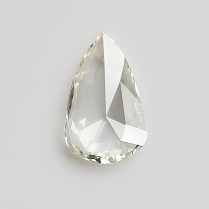 0.33 CT 7 MM Pear Shape Rose Cut Loose Natural JK Color VS Clarity Diamond Gift For Her