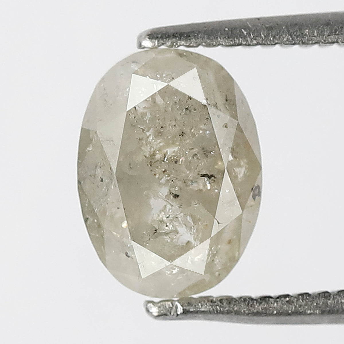 Natural Oval Shape 2.21 CT Loose Salt and Pepper Earth Mined Diamond For Engagement Ring