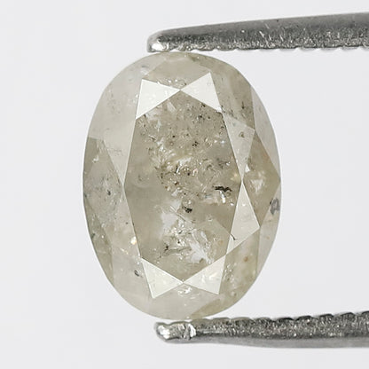 Natural Oval Shape 2.21 CT Loose Salt and Pepper Earth Mined Diamond For Engagement Ring