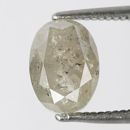 Natural Oval Shape 2.21 CT Loose Salt and Pepper Earth Mined Diamond For Engagement Ring