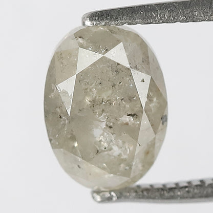 Natural Oval Shape 2.21 CT Loose Salt and Pepper Earth Mined Diamond For Engagement Ring