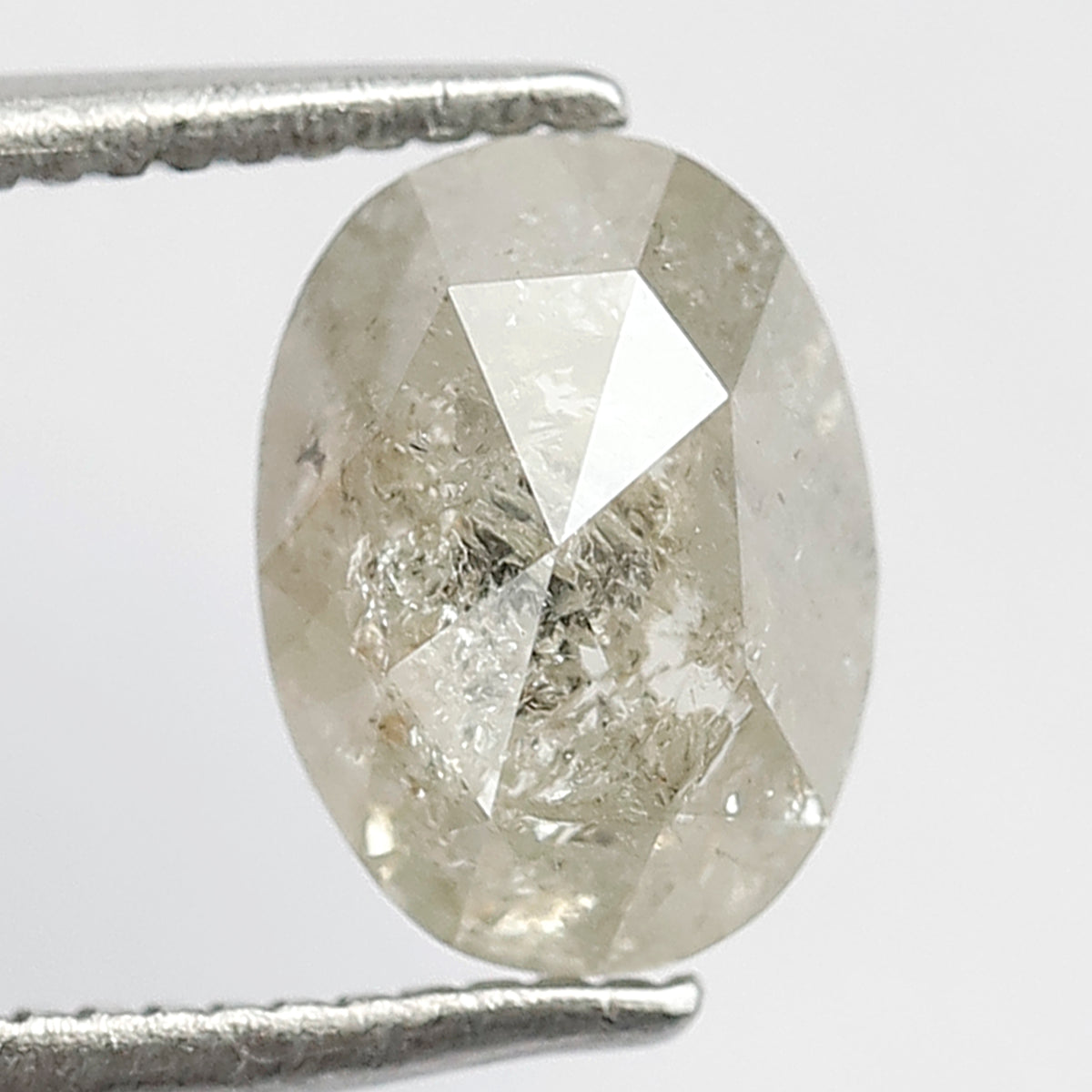 Natural Oval Shape 2.21 CT Loose Salt and Pepper Earth Mined Diamond For Engagement Ring