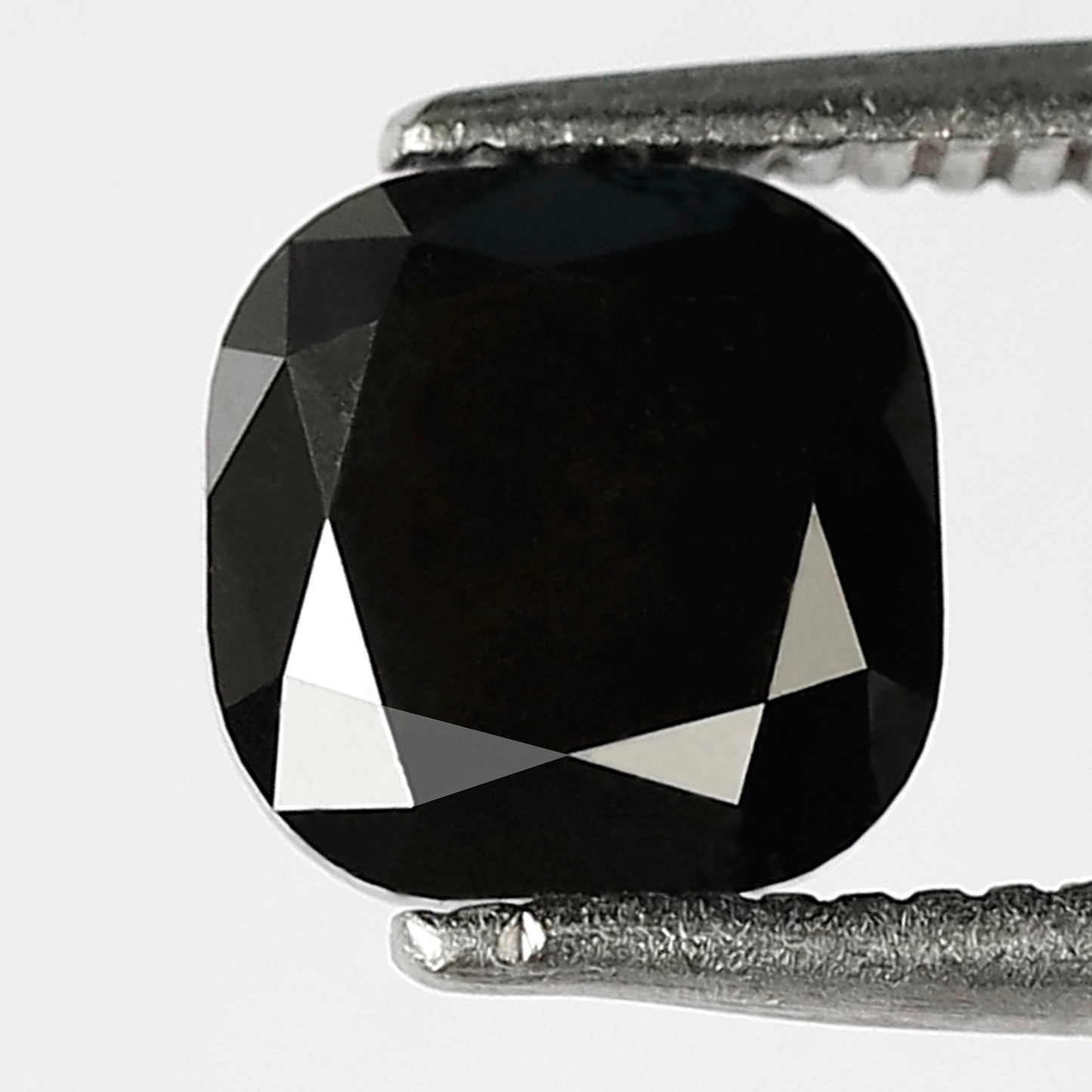 1.69 CT Cushion Shape Loose Diamond 6 MM AAA Quality Black Color Diamond For Engagement Ring