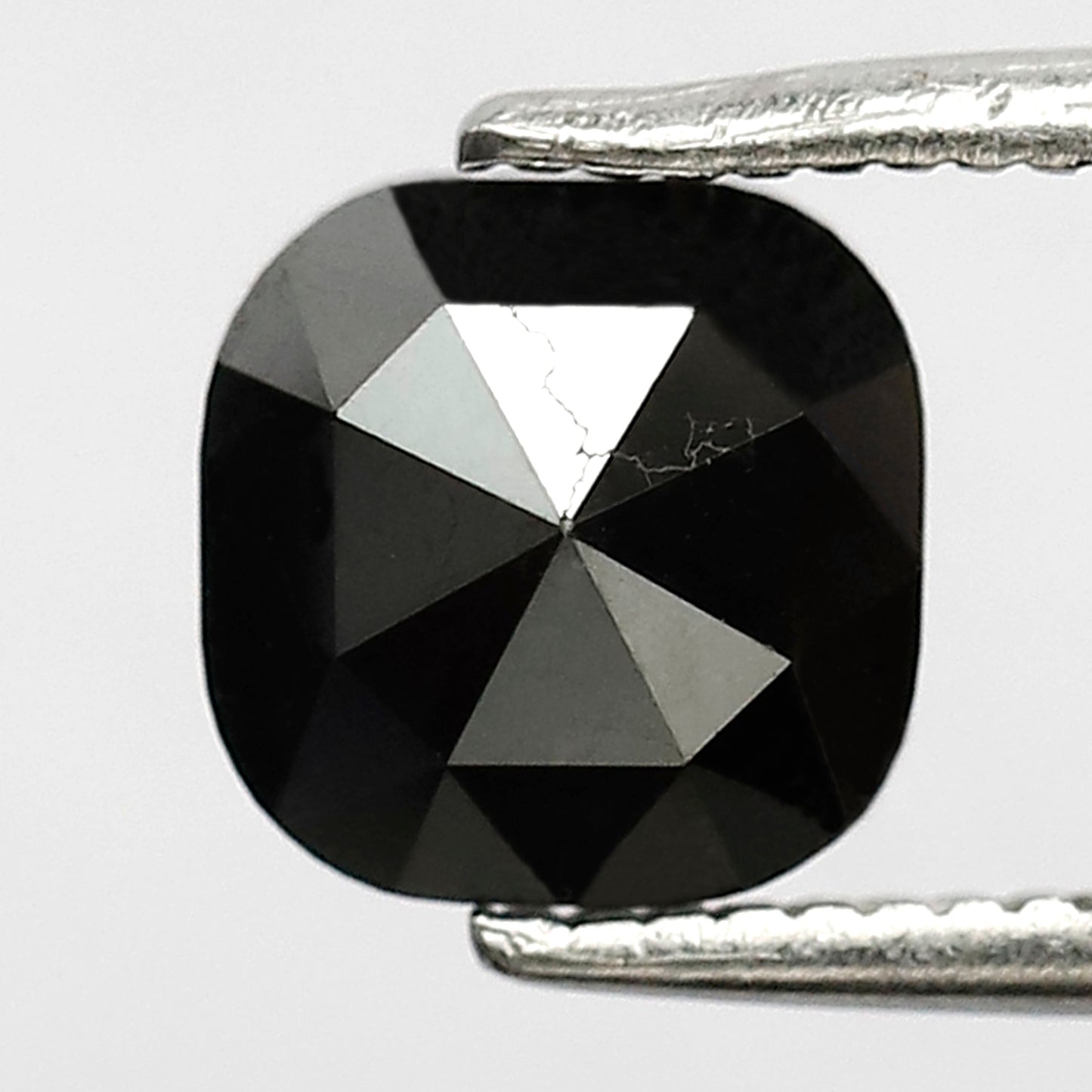 1.69 CT Cushion Shape Loose Diamond 6 MM AAA Quality Black Color Diamond For Engagement Ring