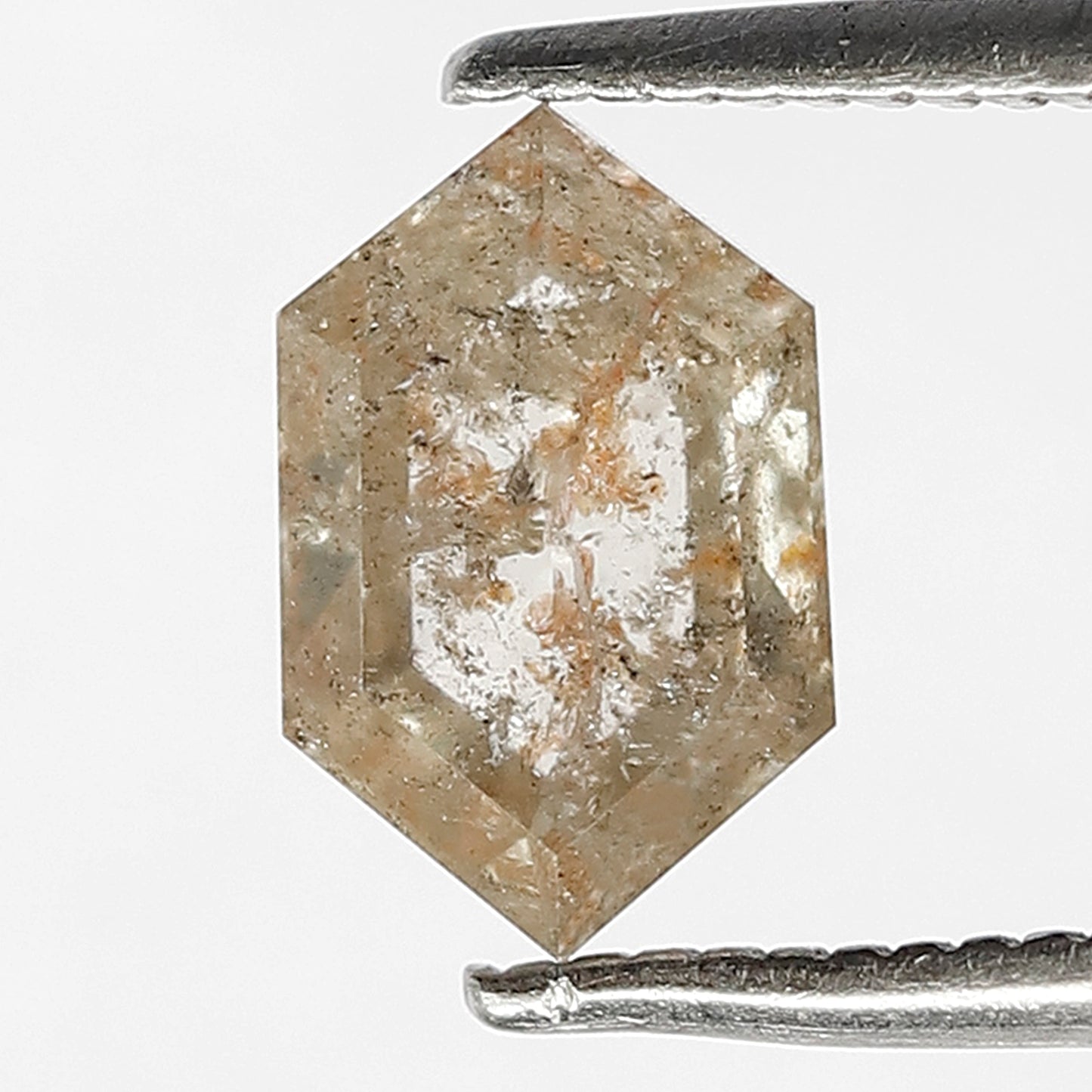 1.45 CT Charming Fancy Red Gorgeous Hexagon Shape Fully Polished Loose Rustic Natural Translucent Diamond Ideal For Making Proposal Ring