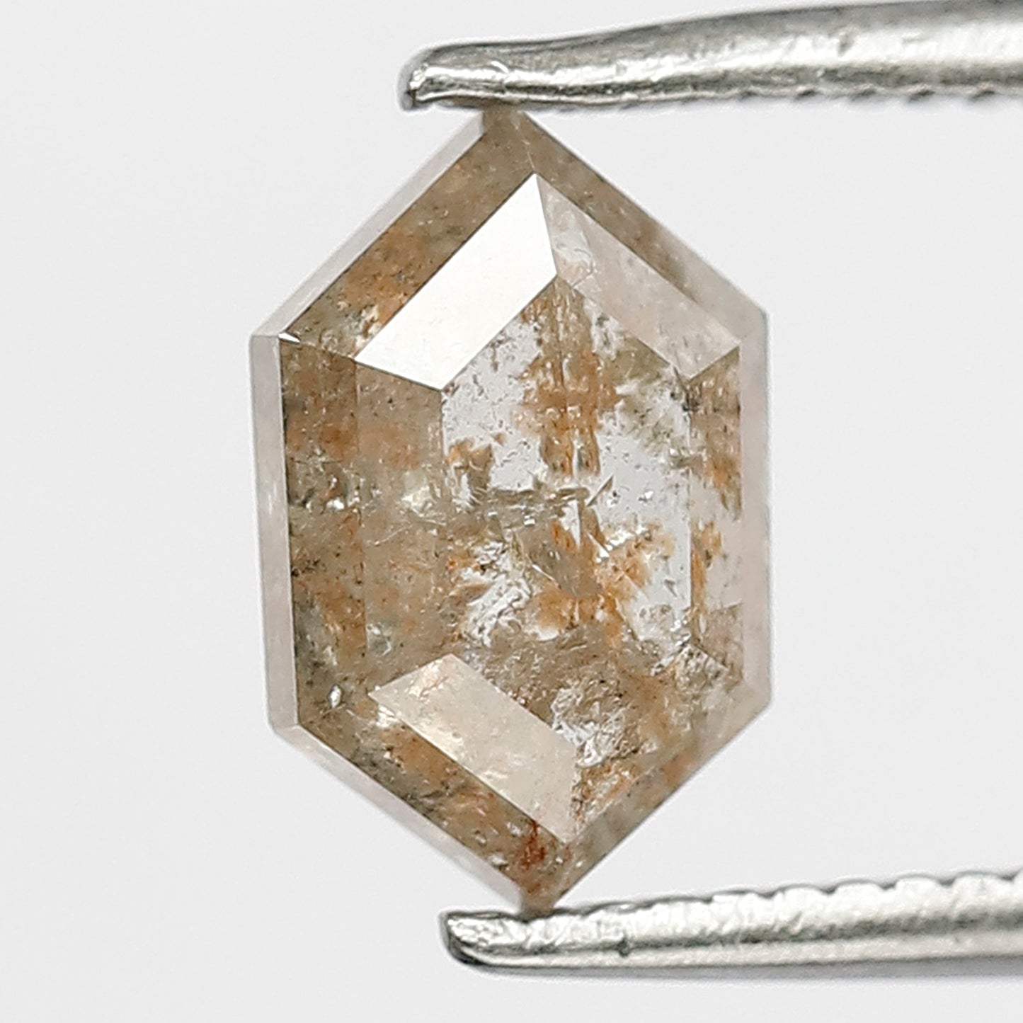 1.45 CT Charming Fancy Red Gorgeous Hexagon Shape Fully Polished Loose Rustic Natural Translucent Diamond Ideal For Making Proposal Ring