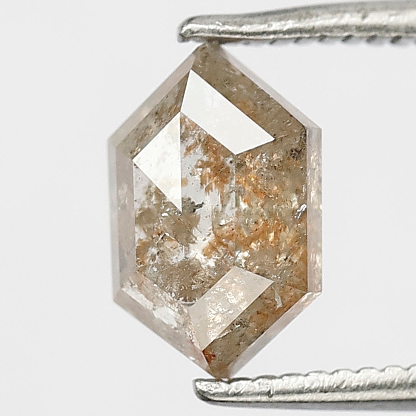 1.45 CT Charming Fancy Red Gorgeous Hexagon Shape Fully Polished Loose Rustic Natural Translucent Diamond Ideal For Making Proposal Ring