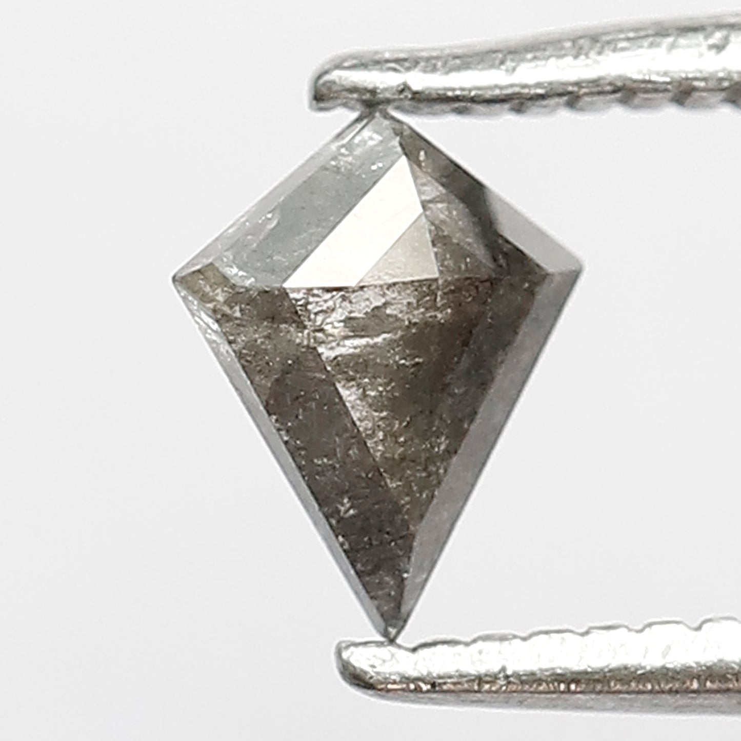 0.32 Ct Natural Kite Diamond, Gray Black Salt and Pepper Loose Diamond, Earth Mined Stone for Custom Pendant