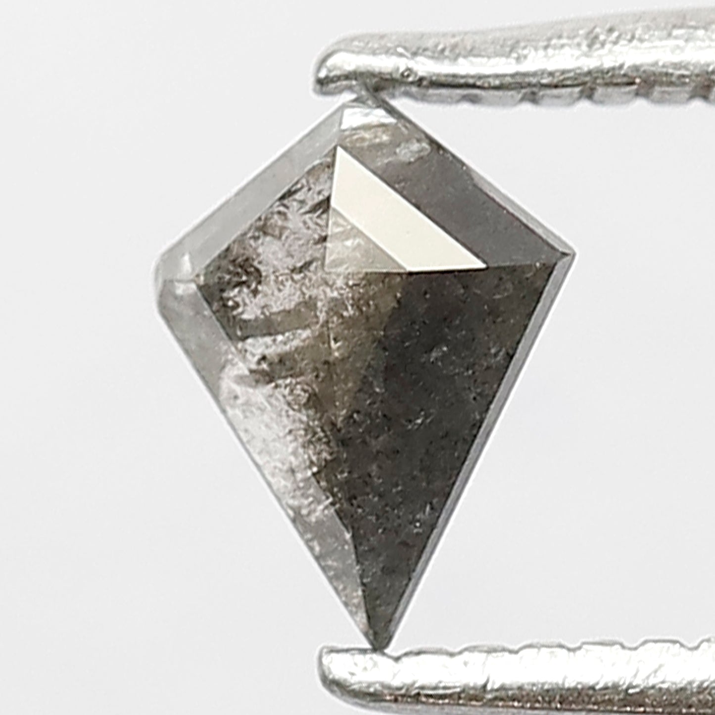 0.32 Ct Natural Kite Diamond, Gray Black Salt and Pepper Loose Diamond, Earth Mined Stone for Custom Pendant