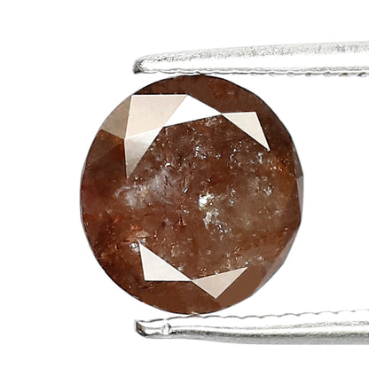Natural 2.14 CT Reddish Gray Diamond, 8.30 x 8.30 mm Loose Ethical Diamond for Engagement Ring Making