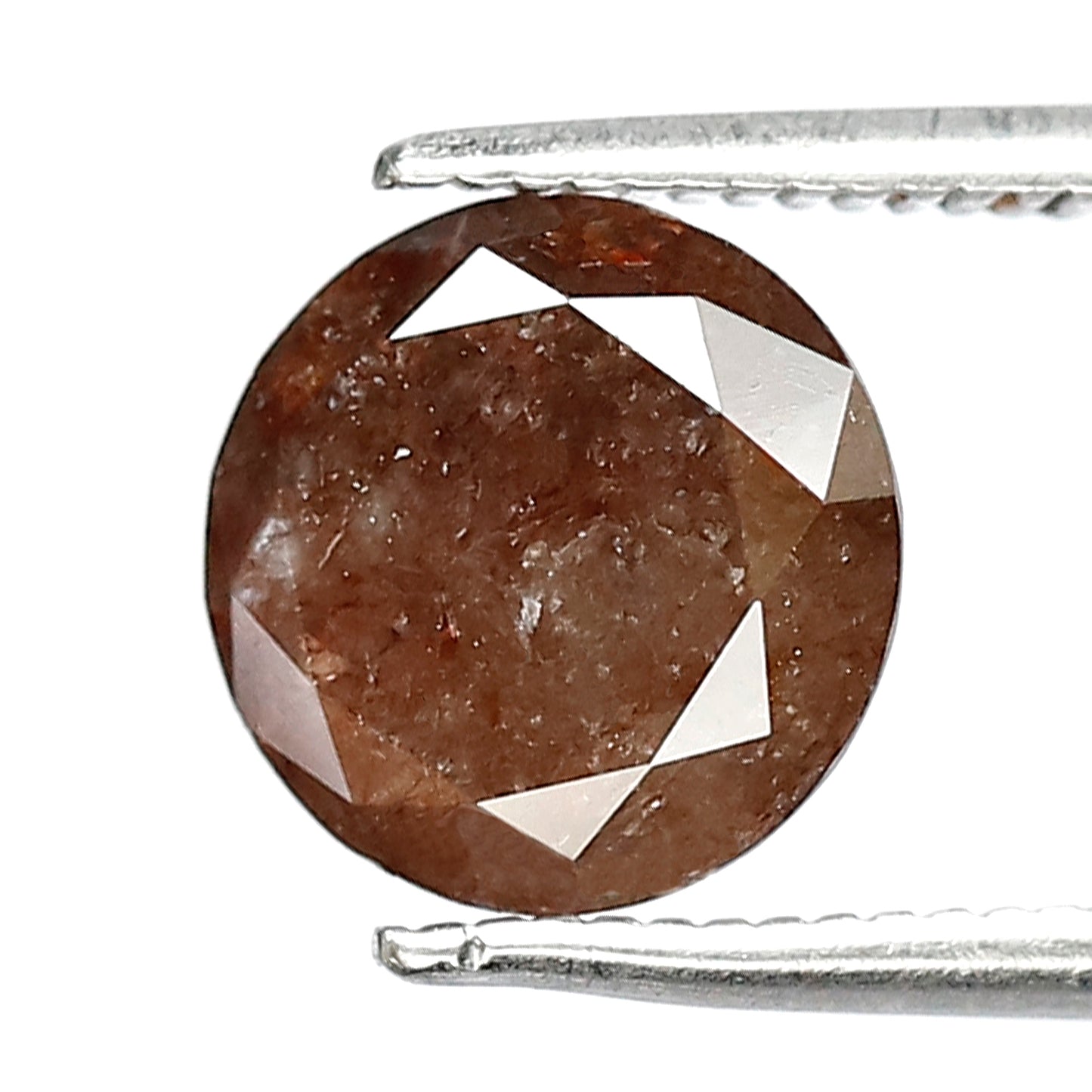 Natural 2.14 CT Reddish Gray Diamond, 8.30 x 8.30 mm Loose Ethical Diamond for Engagement Ring Making