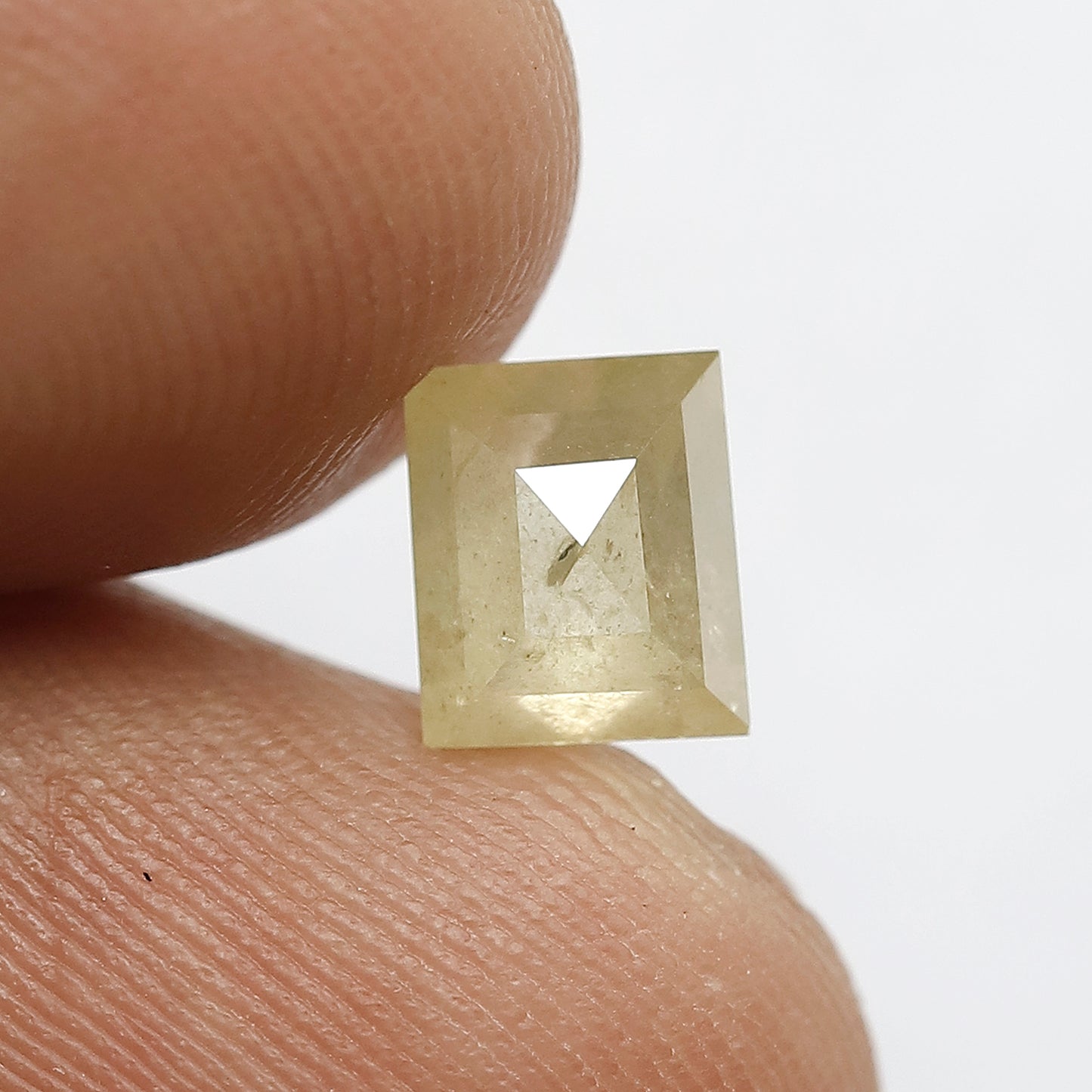 1.36 CT Antique Cut Modified Shape Salt and Pepper Loose Rustic Diamond Amazing Yellow Color ideal for making Antique Design Jewelry