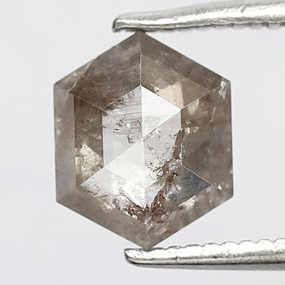 1.26 CT Light Toned Pink Translucent Loose Rustic Conflict Free Diamond ideal for making Bespoke Diamond Ring