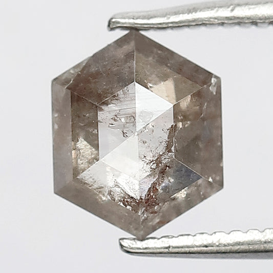 1.26 CT Light Toned Pink Translucent Loose Rustic Conflict Free Diamond ideal for making Bespoke Diamond Ring