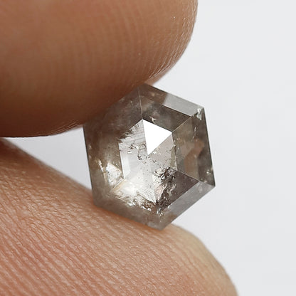 1.26 CT Light Toned Pink Translucent Loose Rustic Conflict Free Diamond ideal for making Bespoke Diamond Ring