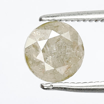 1.28 CT Translucent Round Brilliant cut Diamond, Natural Yellowish Loose Earth Mined Diamond For Women Rings