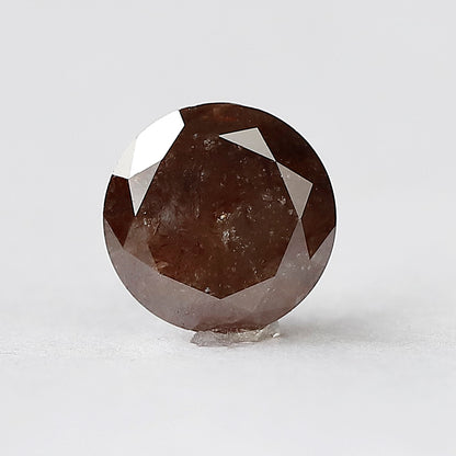 Natural 2.14 CT Reddish Gray Diamond, 8.30 x 8.30 mm Loose Ethical Diamond for Engagement Ring Making