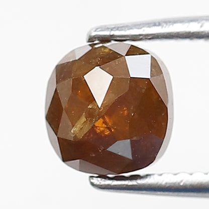 0.95 Ct 5 MM Cushion Shape Salt and pepper Diamond Natural Loose Diamond Rustic Red Color Diamond