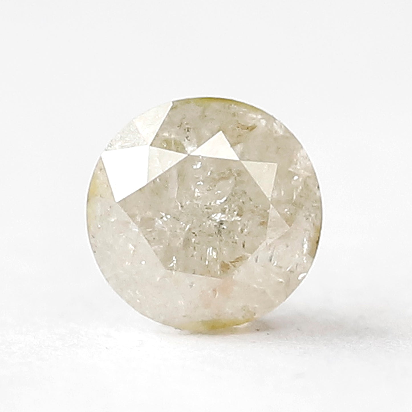 1.28 CT Translucent Round Brilliant cut Diamond, Natural Yellowish Loose Earth Mined Diamond For Women Rings