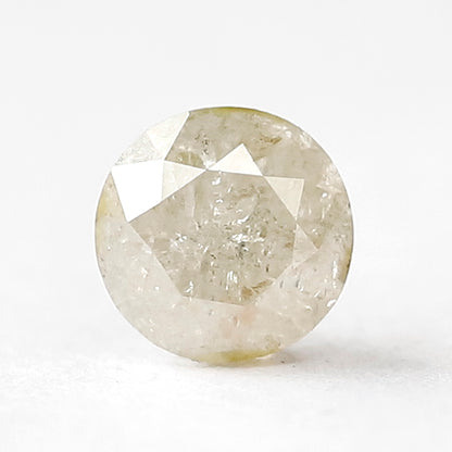 1.28 CT Translucent Round Brilliant cut Diamond, Natural Yellowish Loose Earth Mined Diamond For Women Rings
