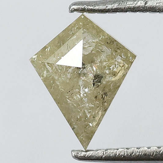 0.84 CT 8.4 x 6.5 MM Stunning Kite Shape Natural Loose Ethically Sourced Salt and Pepper Diamond