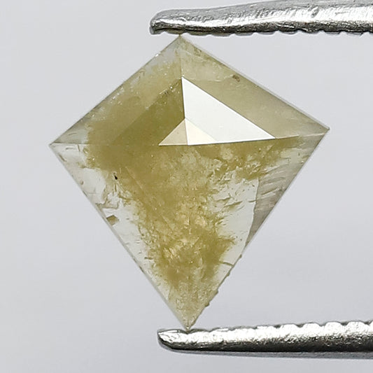0.71 CT 8.5 MM Kite Shape Dark Yellowish Loose Salt and Pepper Diamond Perfect For Making Marvelous Proposal Ring