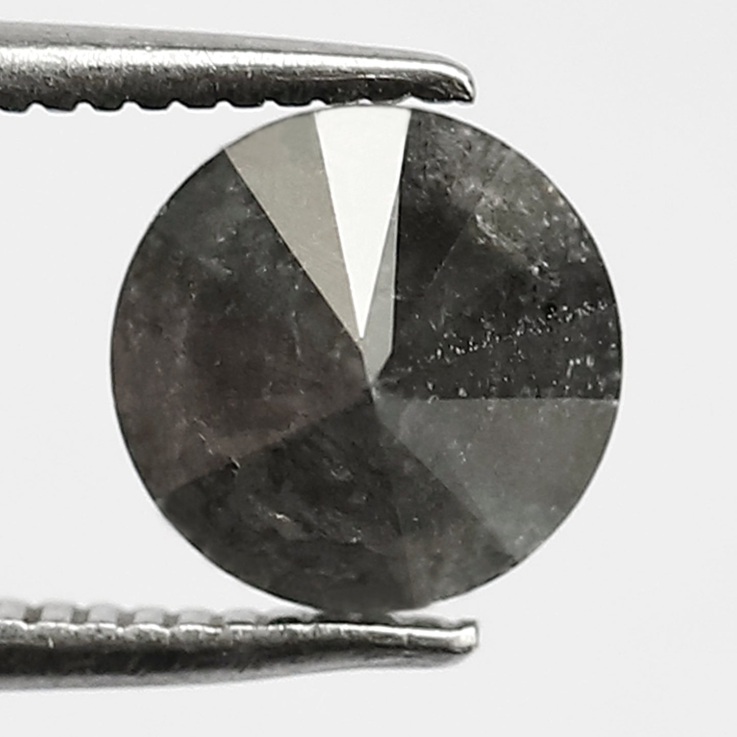 Earth Mined 1.51 CT Round Brilliant cut Salt and Pepper Diamond, Natural Gray Black Loose Diamond for Engagement Jewelry