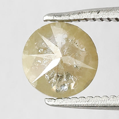 Natural 1.09 CT Yellowish Translucent Diamond, Round Brilliant Cut Ethical Loose Diamond for Engagement and Anniversary Jewelry