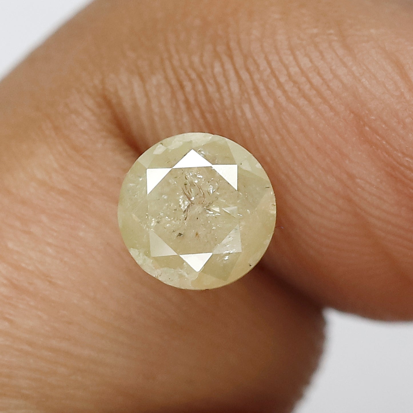Natural 1.09 CT Yellowish Translucent Diamond, Round Brilliant Cut Ethical Loose Diamond for Engagement and Anniversary Jewelry
