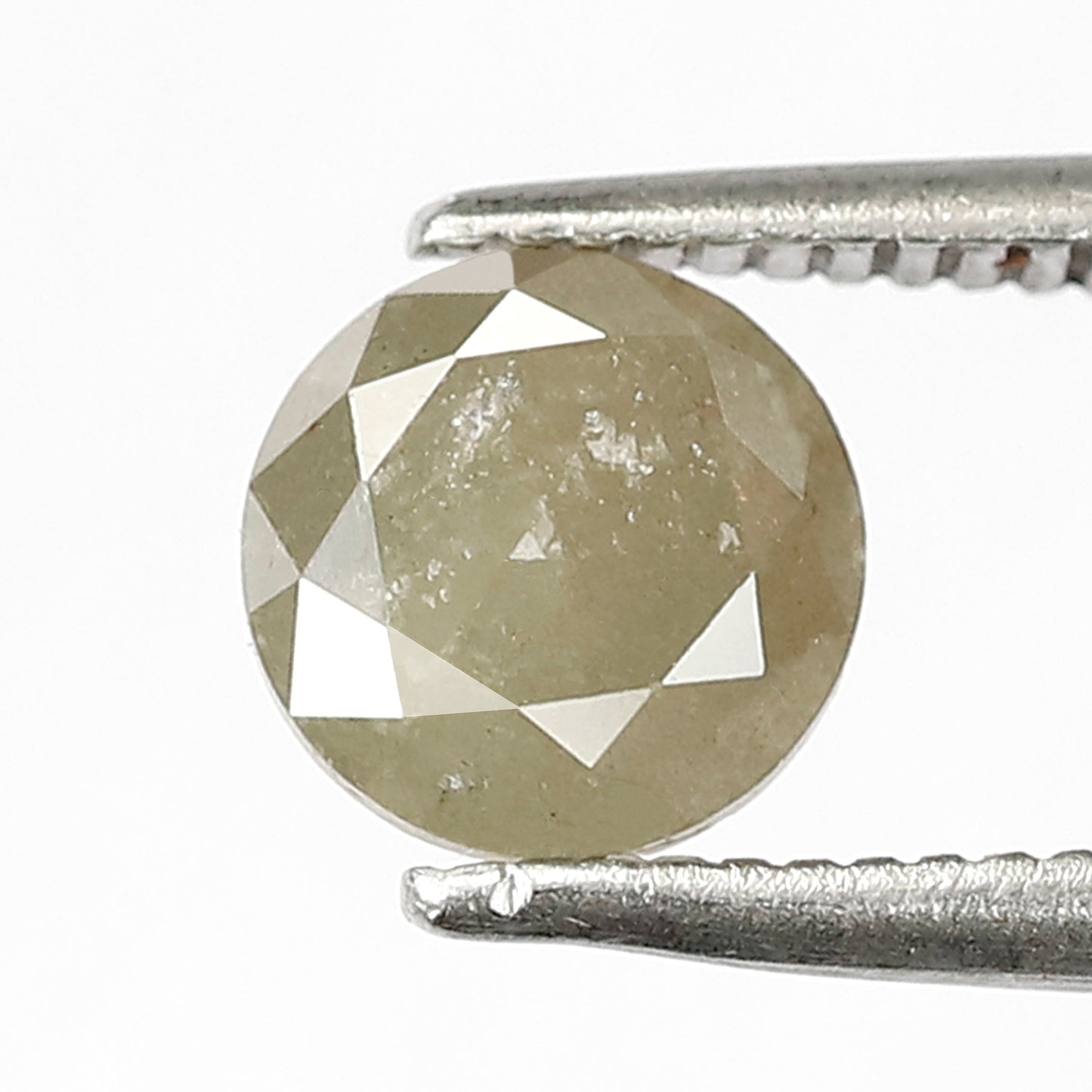1.20 CT Round Brilliant cut Greenish Gray Diamond, Natural Ethical Loose Diamond for Custom Ring, Bridal and Anniversary Jewelry