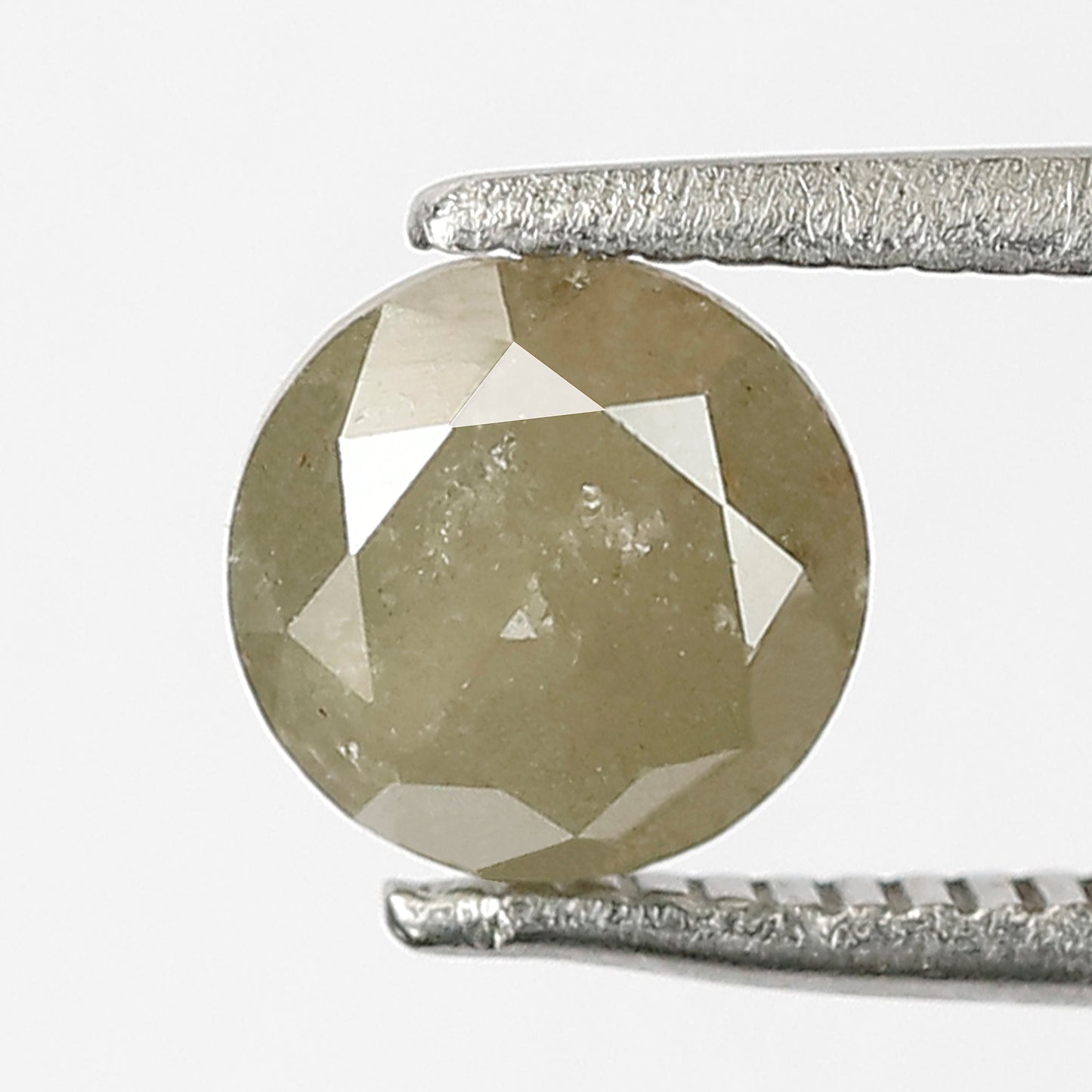 1.20 CT Round Brilliant cut Greenish Gray Diamond, Natural Ethical Loose Diamond for Custom Ring, Bridal and Anniversary Jewelry