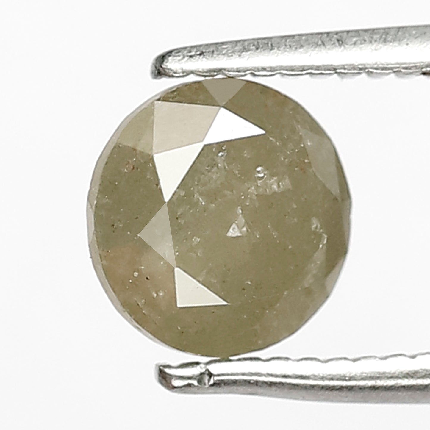 1.20 CT Round Brilliant cut Greenish Gray Diamond, Natural Ethical Loose Diamond for Custom Ring, Bridal and Anniversary Jewelry