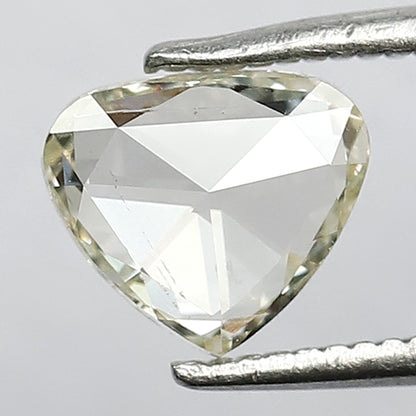 1 CT Marvelous Light Yellow Loose Rose Cut Diamond Made For Beautiful Handmade Jewelry