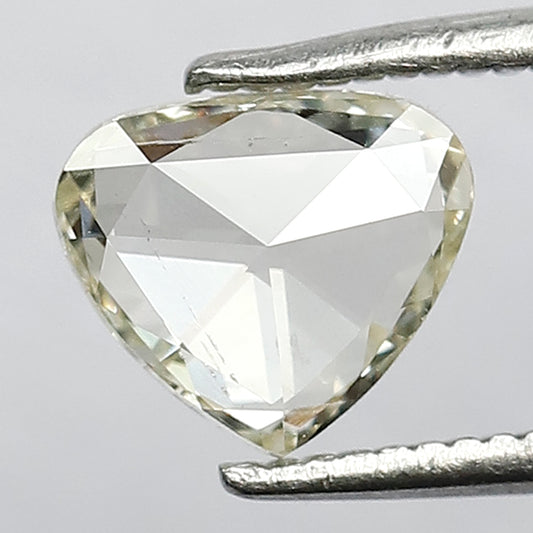 1 CT Marvelous Light Yellow Loose Rose Cut Diamond Made For Beautiful Handmade Jewelry