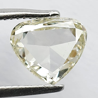 1 CT Marvelous Light Yellow Loose Rose Cut Diamond Made For Beautiful Handmade Jewelry