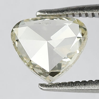 1 CT Marvelous Light Yellow Loose Rose Cut Diamond Made For Beautiful Handmade Jewelry