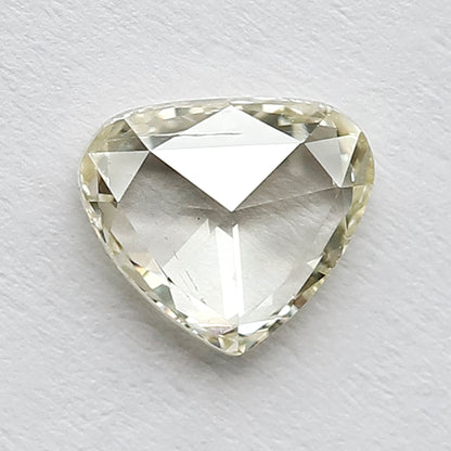 1 CT Marvelous Light Yellow Loose Rose Cut Diamond Made For Beautiful Handmade Jewelry