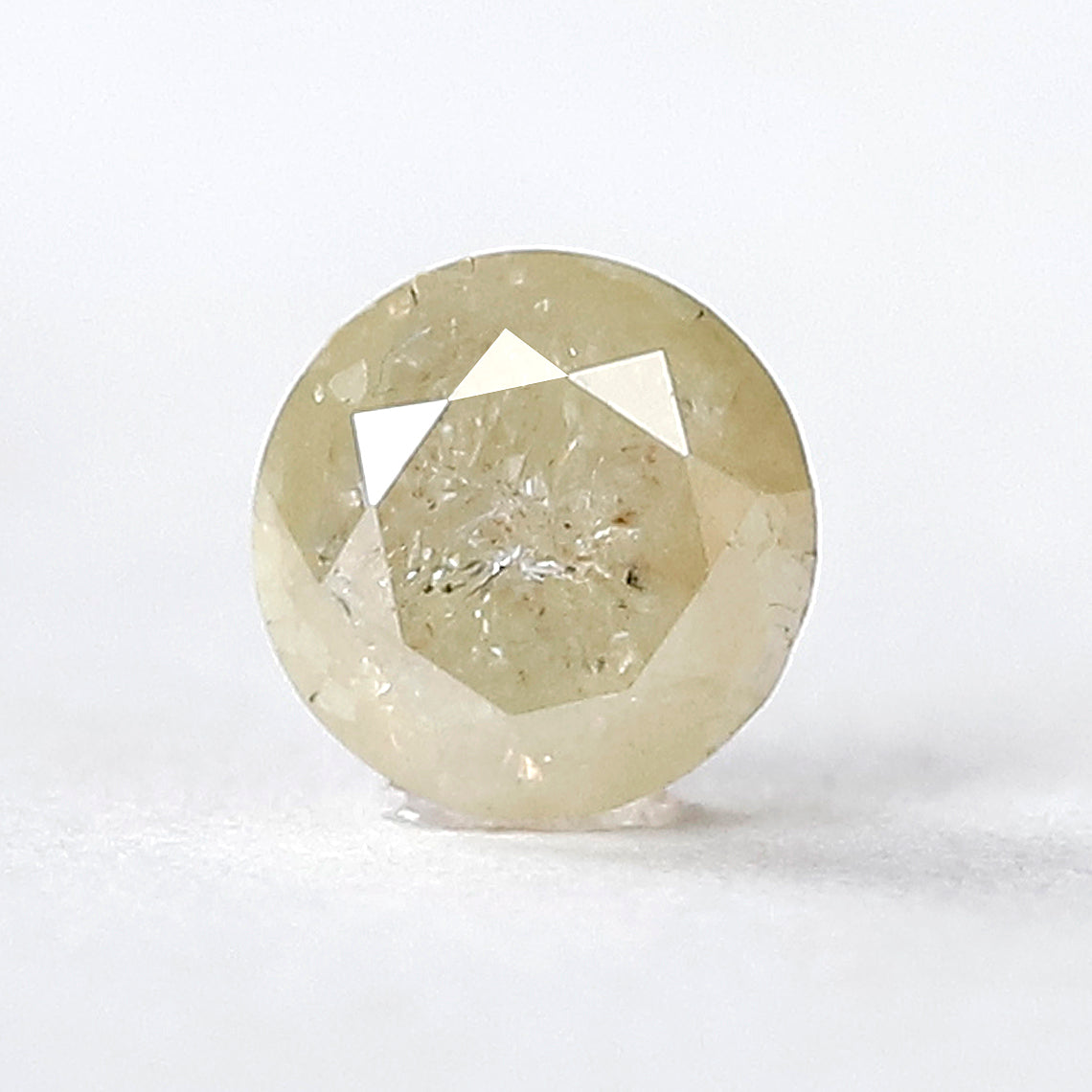 Natural 1.09 CT Yellowish Translucent Diamond, Round Brilliant Cut Ethical Loose Diamond for Engagement and Anniversary Jewelry