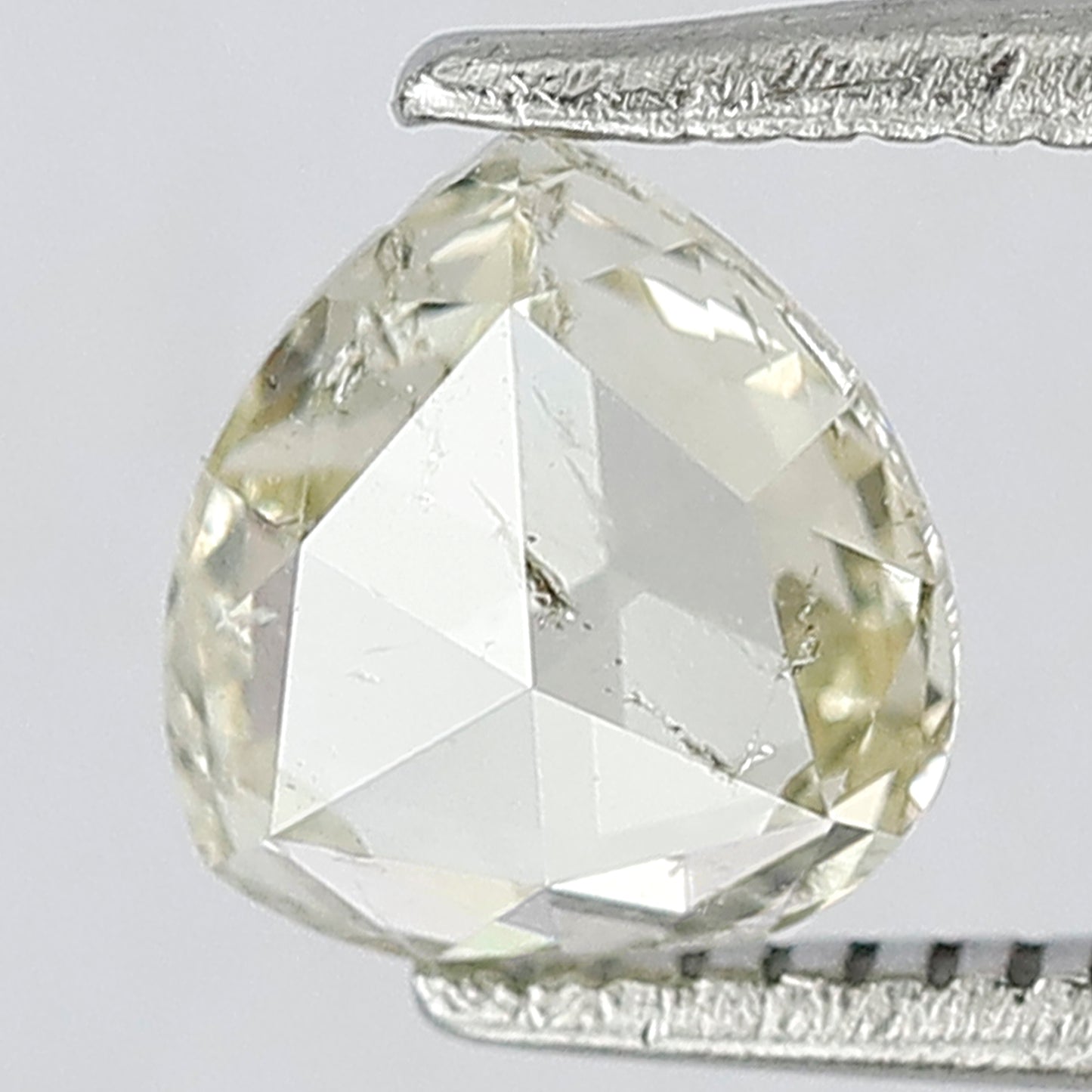 1.01 CT Fancy Light Yellowish With SI Clarity Pear Shape Natural Rose Cut Diamond Ideal For Making Beautiful Prong Setting Engagement Ring